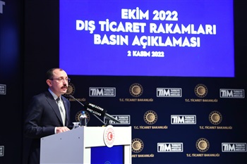 Ticaret Bakanı Mehmet Muş Ekim Ayı İhracat Rakamlarını Açıkladı