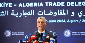 Ticaret Bakanı Bolat, Cezayir Ticaret Heyeti Açılış Programı'nda Konuştu
