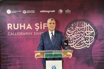 Bakan Bolat, Londra'da Ruha Şifa Hüsn-ü Hat Sergisi'nin Açılışını Yaptı