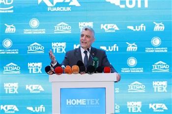 Ticaret Bakanı Ömer Bolat, HOMETEX Fuarı'nın Açılışında Konuştu