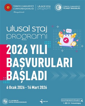 Ulusal Staj Programı 2026 Başvuruları Başladı