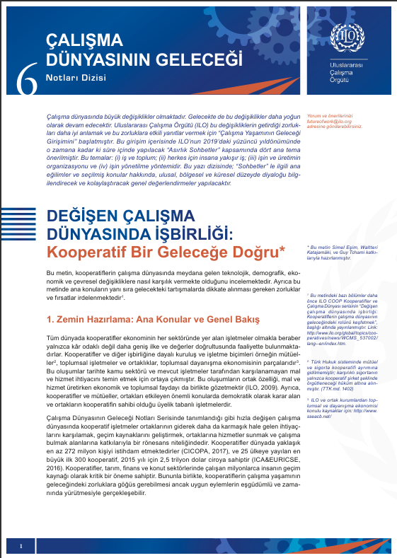 Değişen Çalışma Dünyası